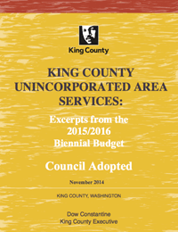 Council Adopted Unincorporated Area Services