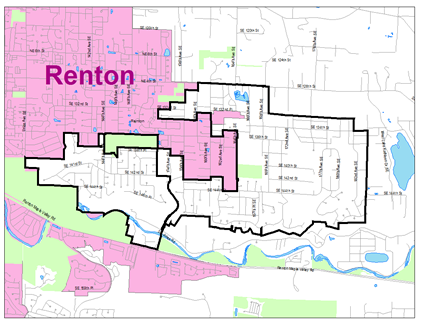 East Renton potential annexation area