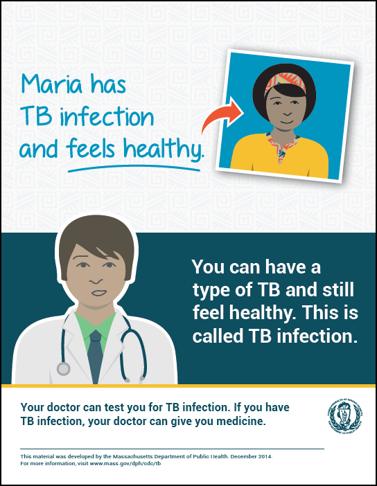 You can have a type of TB and still feel healthy. This is called TB infection.