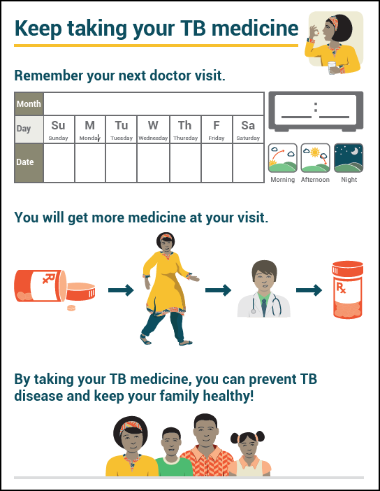 Keep taking your TB medicine