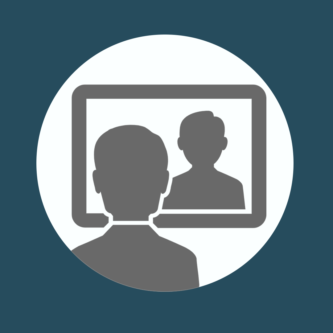 icon of two people on a video call
