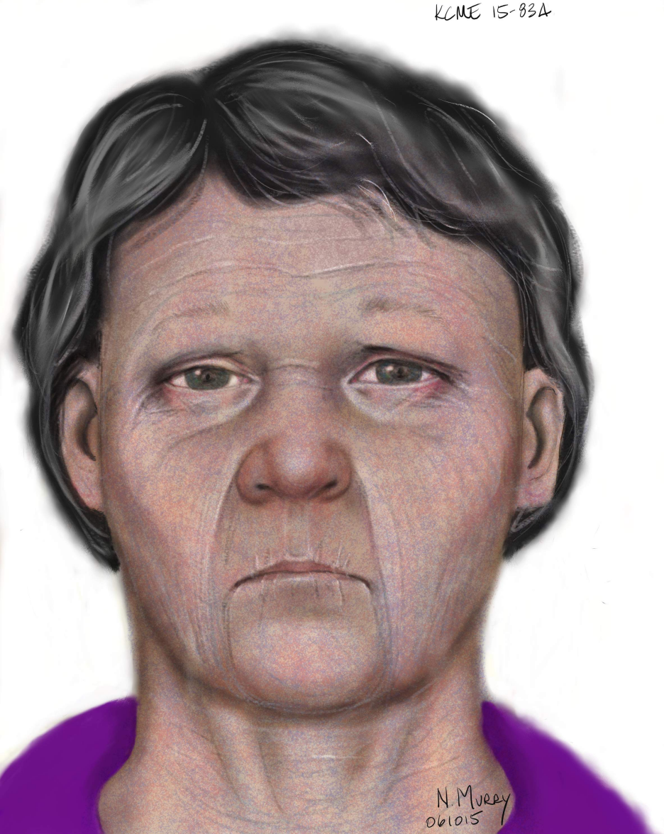 Case #15-0834: Adult (middle-aged) female found off Frager Rd, Kent on May 27, 2015.