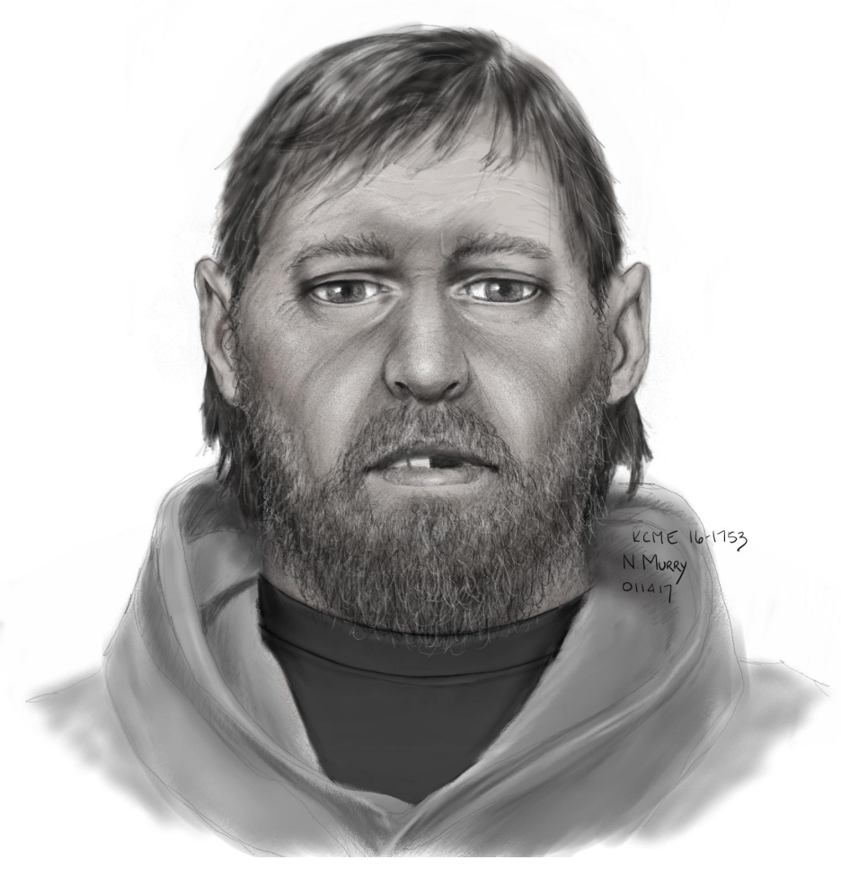 Case #16-1753: Adult white male found in Interlaken Park, Seattle on September 4, 2016.