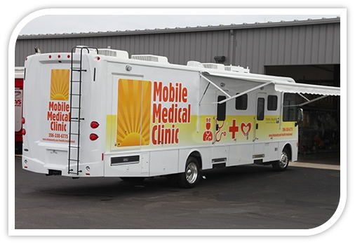 Mobile medical care for people living homeless
