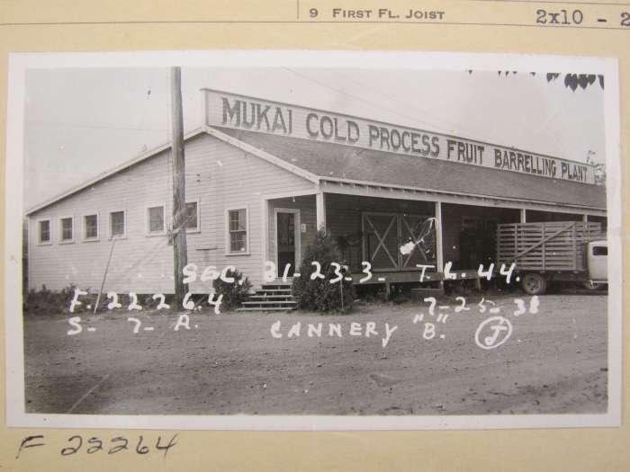 Fruit Barreling Plant on Vashon Island, built by Denichiro Mukai in 1924.