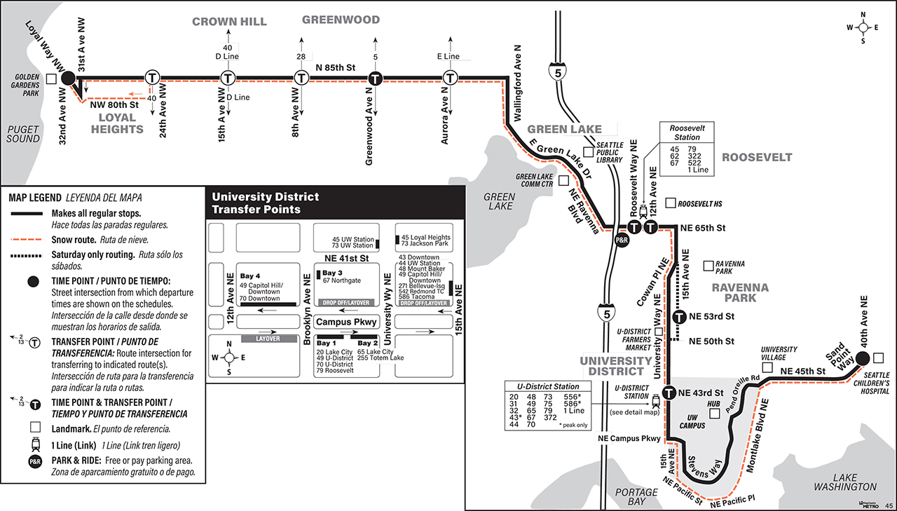 Seattle Metro Rapid Transit Map “circa” 1990 – Seattle Transit Blog