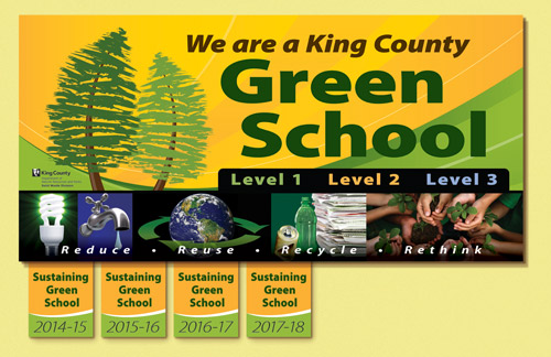 level 4 graphic sustaining green school