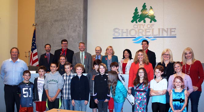 Schools receive recognition for winning a Recology-CleanScapes Waste Reduction Challenge grant in 2014