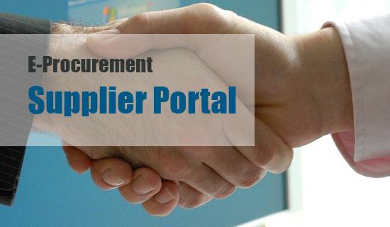 Suppliers must register in our Supplier Portal.
