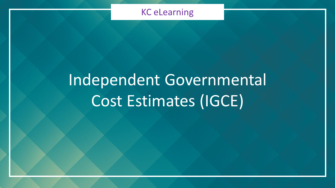 Independent Governmental Cost Estimates
