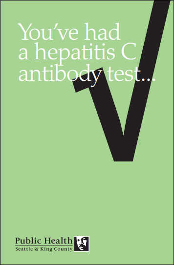 You've had a hepatitis C antibody test...