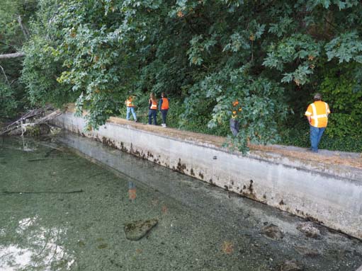 Former Dockton bulkhead