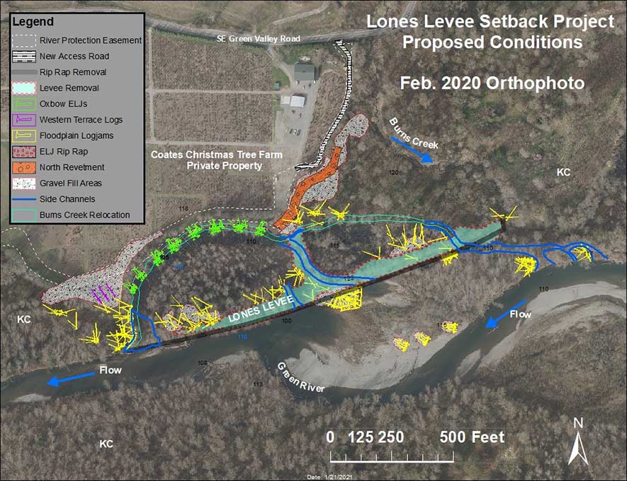Lones  Levee Setback Project proposed plan