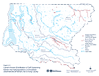 Map of Bull Trout observations, spawning, and rearing areas