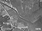 1970 Sammamish River - Redmond Aerial Photo