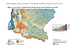 King County 1990-2000 Population Growth by drainage basin