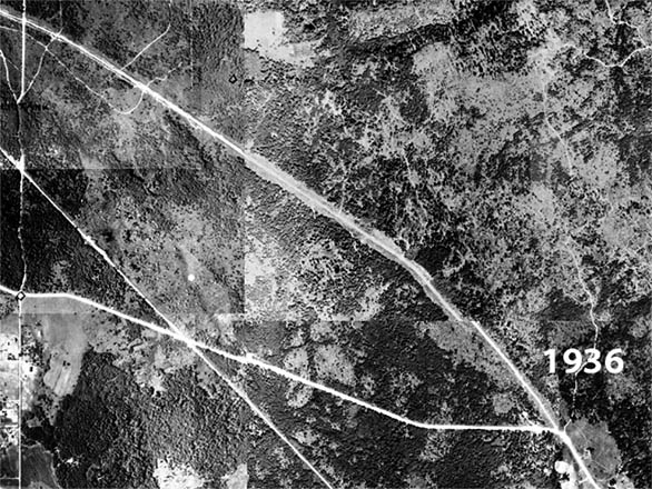 1936 Aerial Photograph of the Fairwood area
