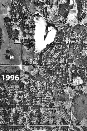1996 Aerial Photo of Cottage Lake