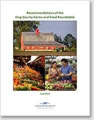 Cover: Recommendations of the King County Farms and Food Roundtable
