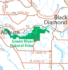 Green River Location map