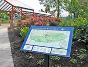 On-site map installation: Luther Burbank Park (136k JPEG)
