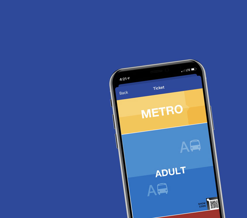 Transit Go Ticket - Show your ticket from your phone