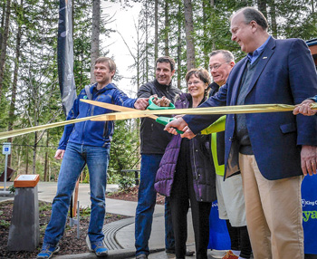 Duthie Hill Mountain Bike Parking Lot Dedication