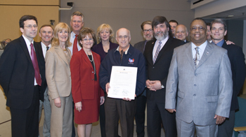 The Amalgamated Transit Union, Local 587, representing more than 4,000 bus drivers and transit operators, was recognized today by the King County Council for 100 years of serving public transportation needs in King County.