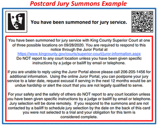 Information for Jurors - King County