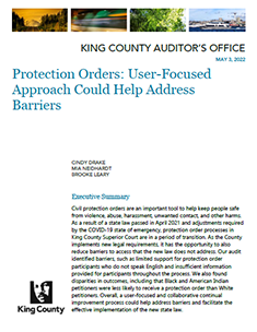 Protection Orders: User-Focused Approach Could Help Address Barriers ...