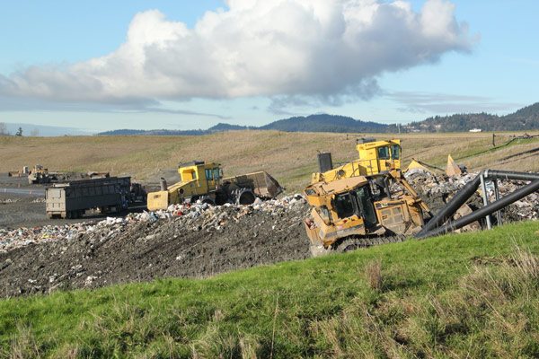 Cedar Hills Regional Landfill in King County, WA - operated by the King