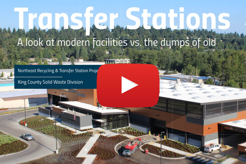 link to online slideshow: Learn more about what modern recycling and transfer stations look like and the expanded services they offer