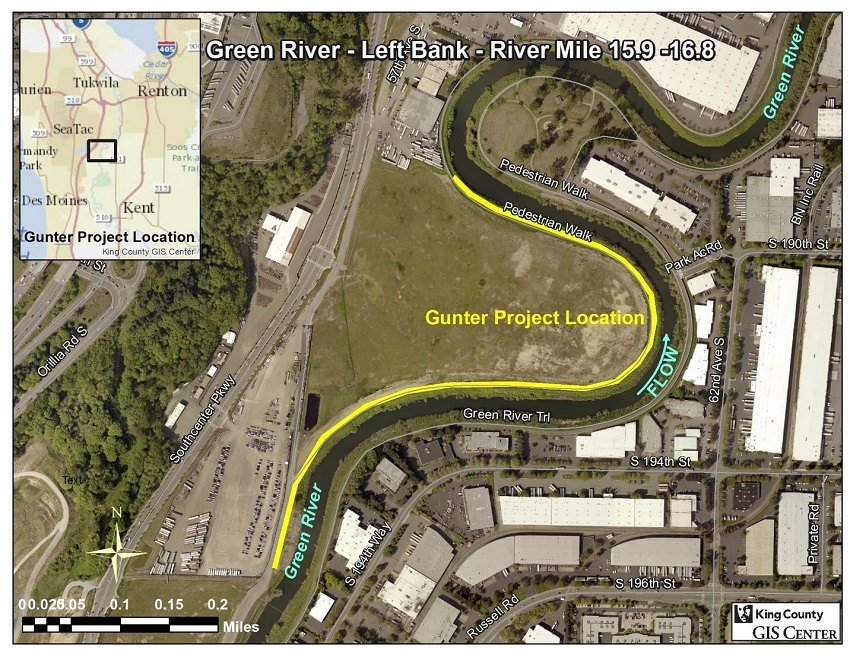 Gunter Levee Project Location Map