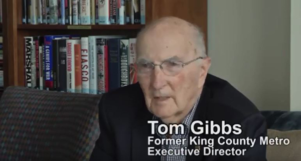 Tom Gibbs, former King County Metro Executive Director