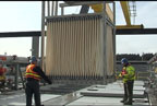 Video: installation of membrane bioreactor filters (MBRs) at the treatment plant (April 2011).