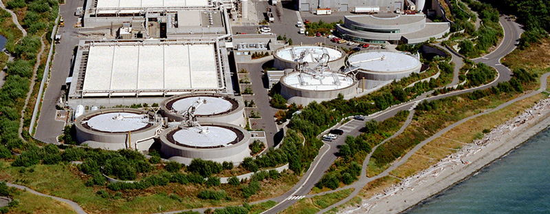 Digesters at West Point Treatment Plant