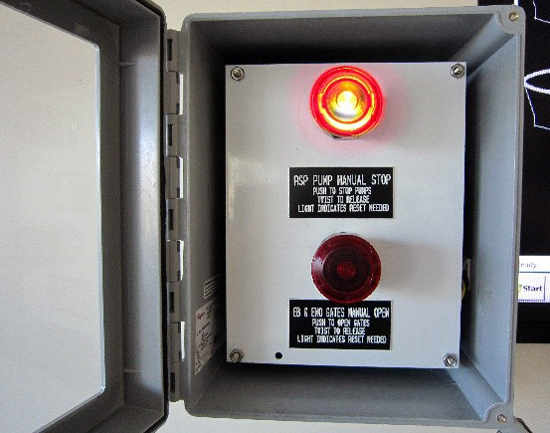 •	Installed an automated emergency “OPEN” button to remotely activate the plant’s emergency bypass gate from Main Control
