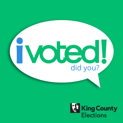 I Voted! Did you ? social media profile image in English