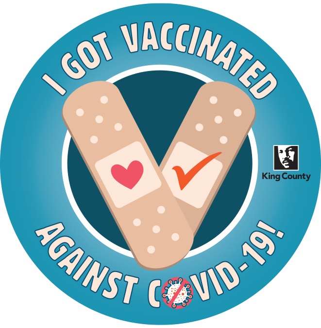 Sticker: I got vaccinated against COVID-19!