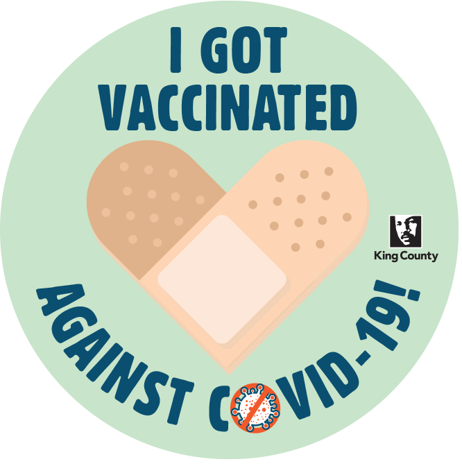 Sticker: I got vaccinated against COVID-19!
