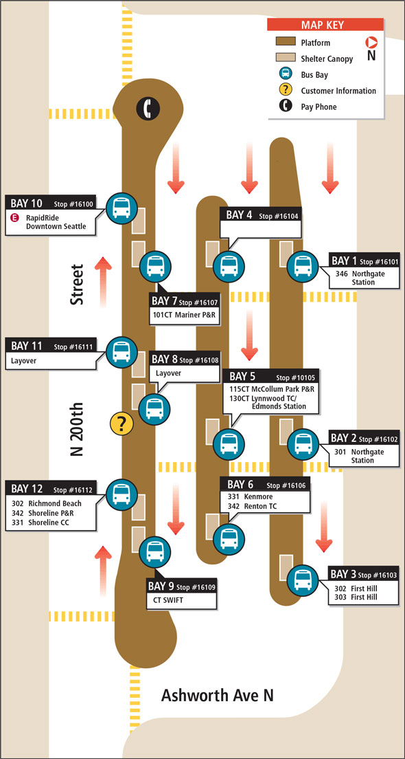 Map for Aurora Village Transit Center
