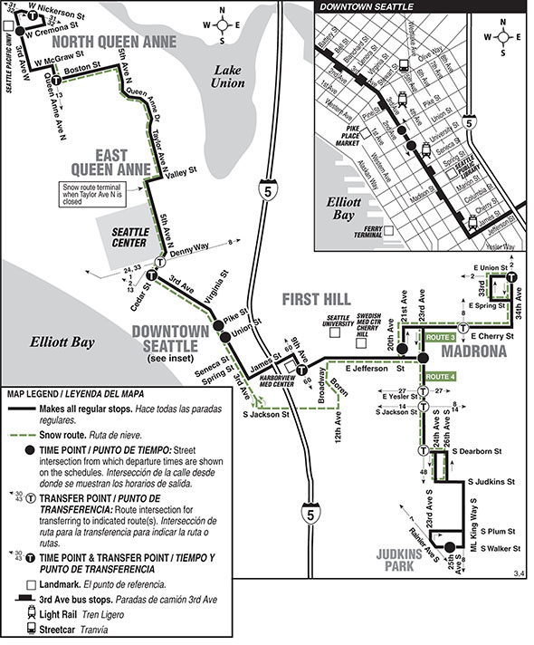 Map for Route 3