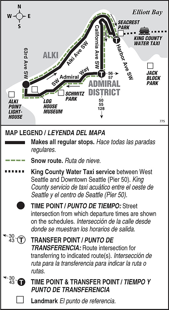 Map for Route 775