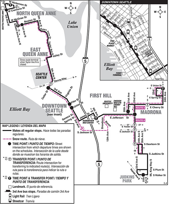 Map for Route 4