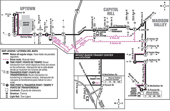 Map for Route 8