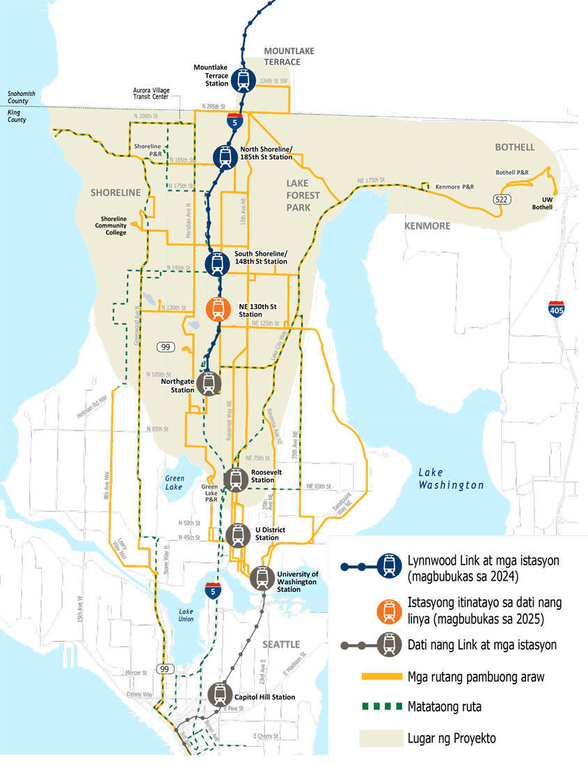 Lynnwood Link Connections (Tagalog)