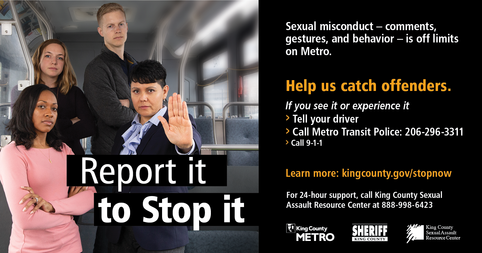 Report It To Stop It campaign ad