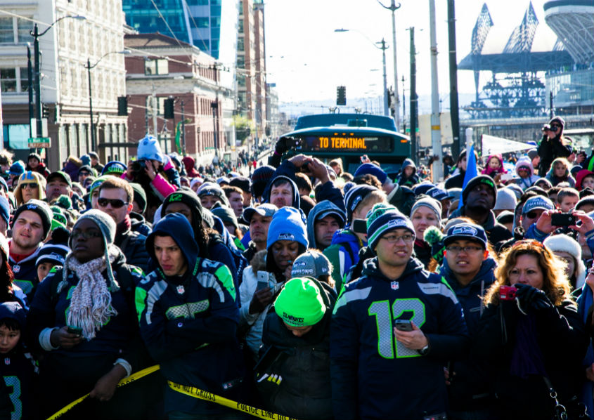 Seahawks parade draws 700,000 fans to downtown Seattle.