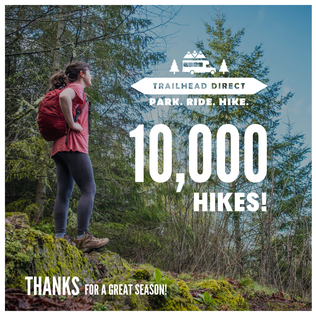 10,000 round trips Hikers embrace Trailhead Direct in its first full