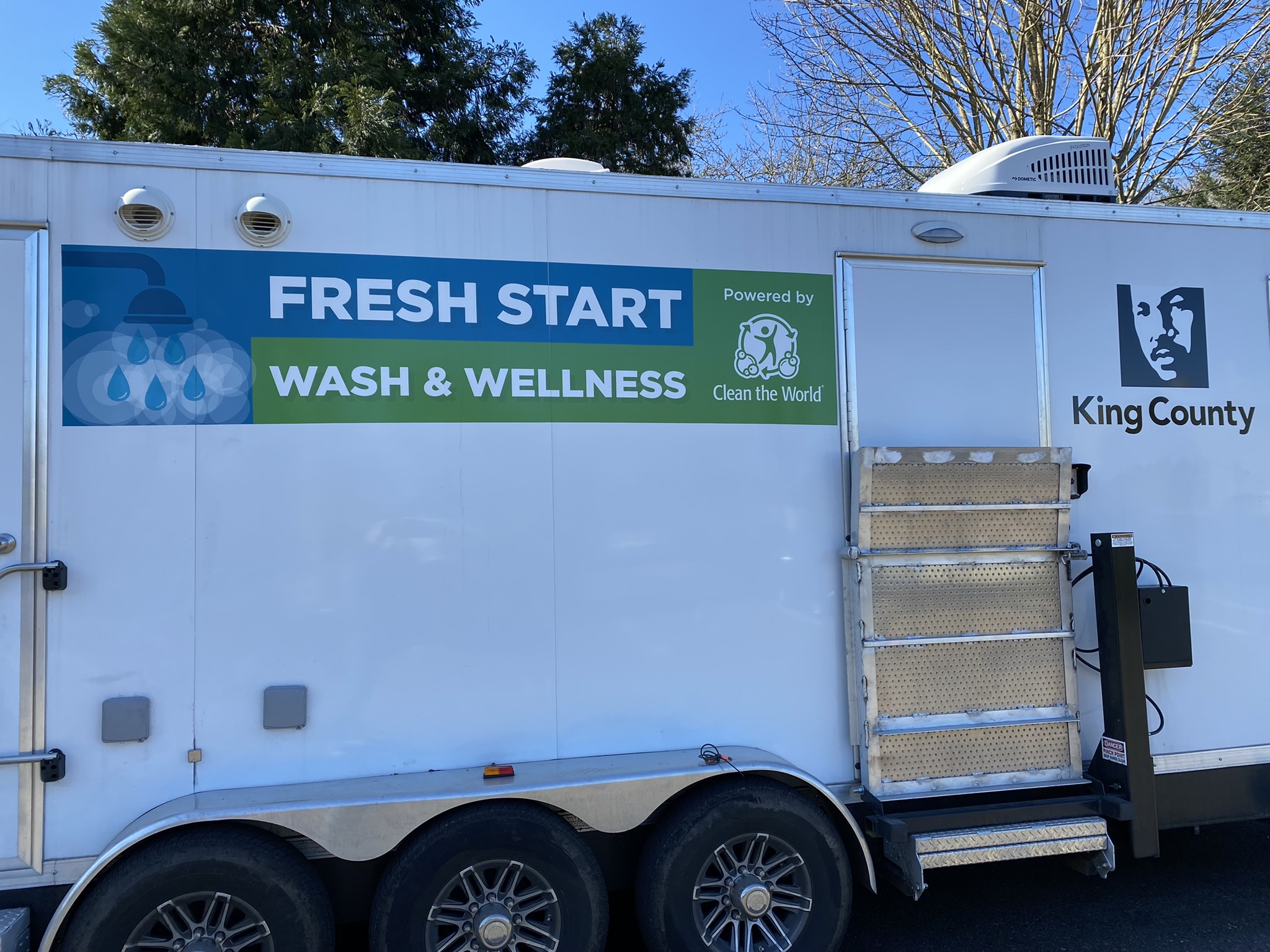 King County is deploying a mobile shower trailer across the region.
